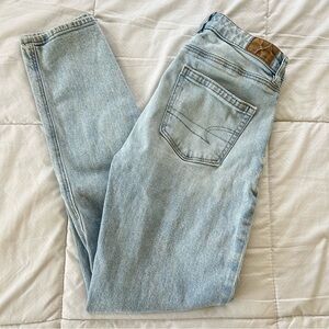 American Eagle Light Blue Denim Jeans 0